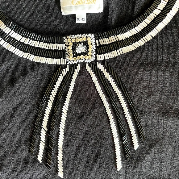 VINTAGE TRADITION COLLECTION BLACK BEADED WITH CRYSTAL ACCENTS - Picture 4 of 5